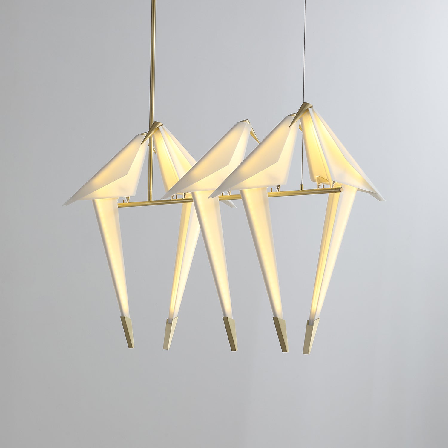Paper Crane Bird LED Chandelier - Lamp Outdoor