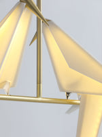 Paper Crane Bird LED Chandelier - Lamp Outdoor