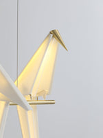 Paper Crane Bird LED Chandelier - Lamp Outdoor
