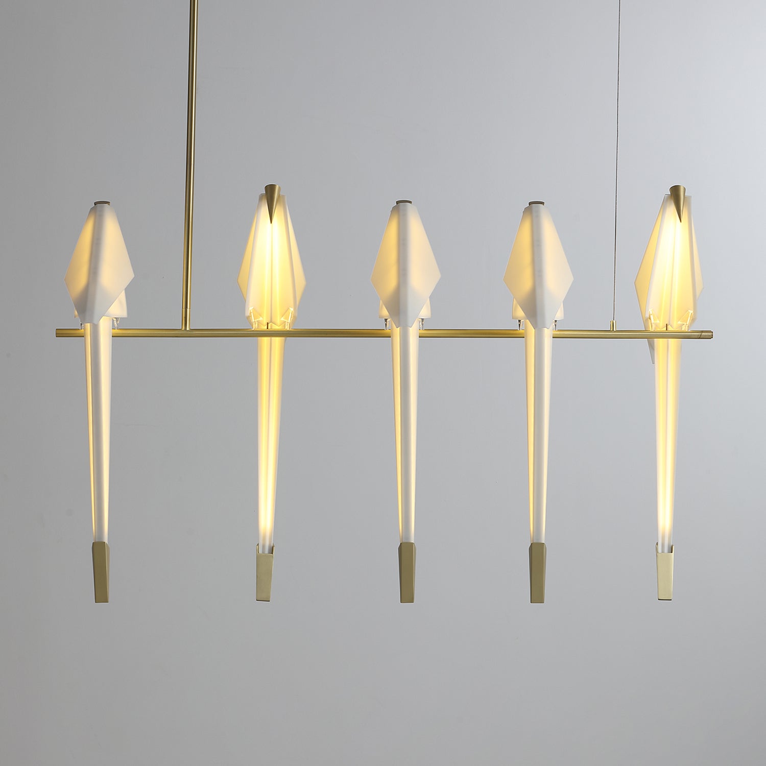 Paper Crane Bird LED Chandelier - Lamp Outdoor
