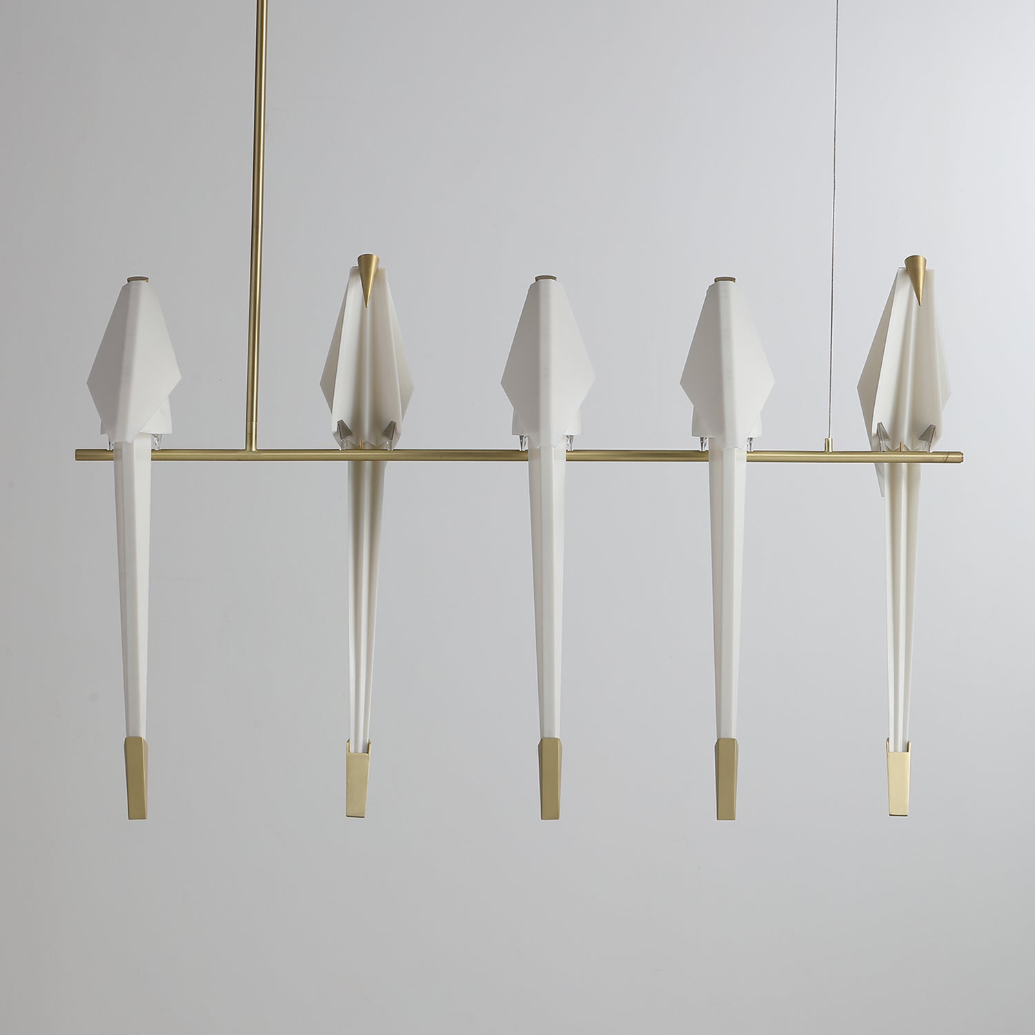 Paper Crane Bird LED Chandelier - Lamp Outdoor