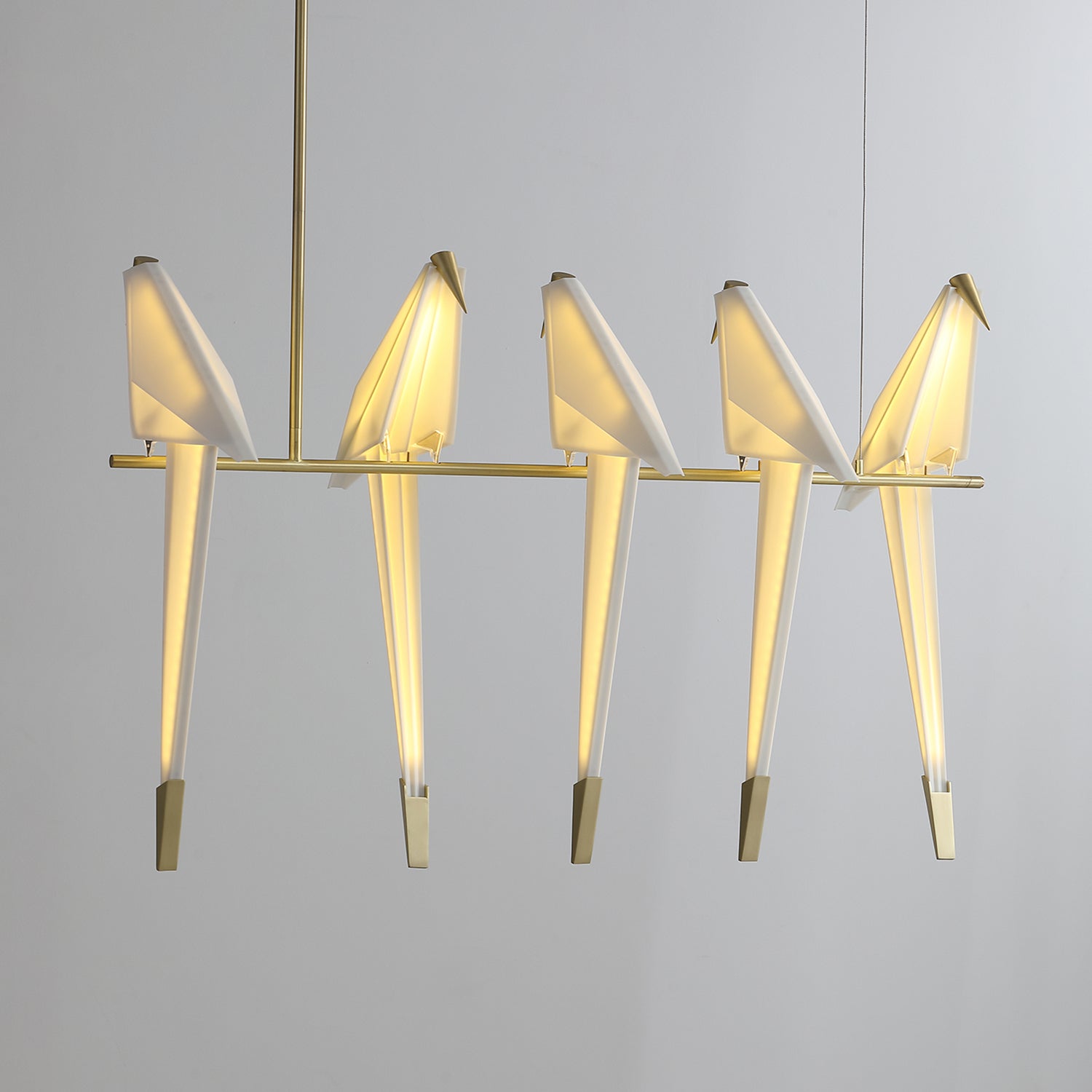 Paper Crane Bird LED Chandelier - Lamp Outdoor