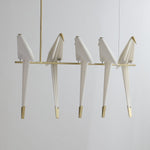 Paper Crane Bird LED Chandelier - Lamp Outdoor
