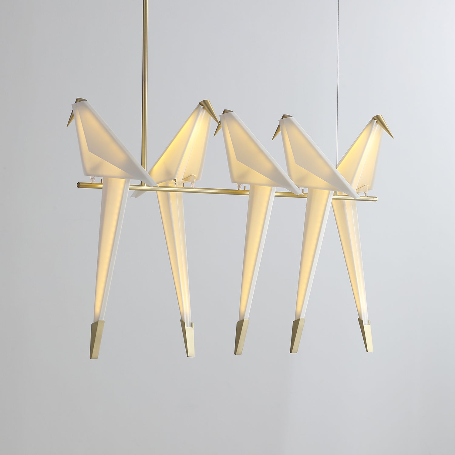 Paper Crane Bird LED Chandelier - Lamp Outdoor