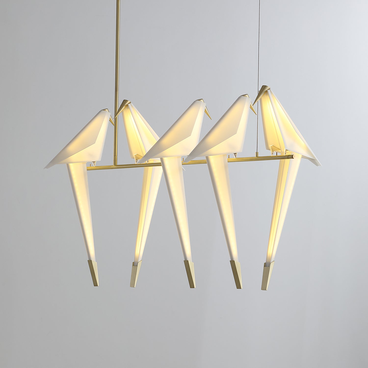 Paper Crane Bird LED Chandelier - Lamp Outdoor