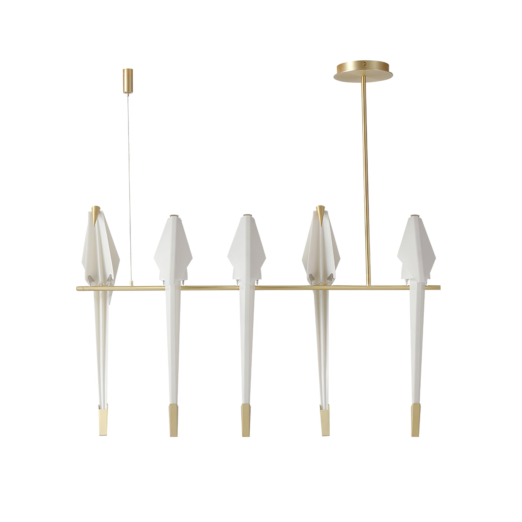 Paper Crane Bird LED Chandelier - Lamp Outdoor