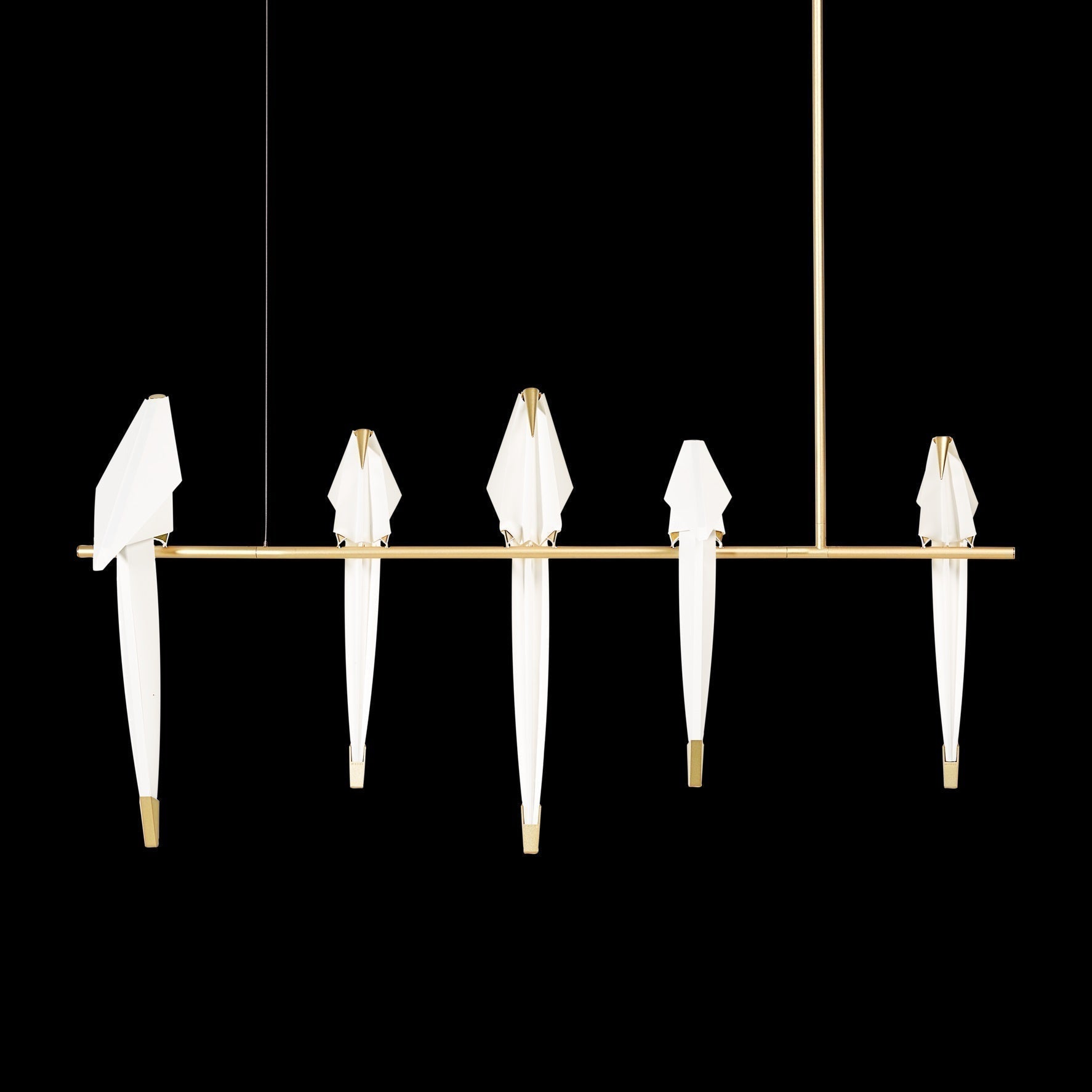 Paper Crane Bird LED Chandelier - Lamp Outdoor