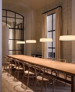 Ovynira Cylindrical Fabric Pendant Light - Lamp Outdoor