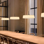 Ovynira Cylindrical Fabric Pendant Light - Lamp Outdoor