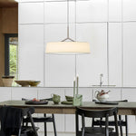 Ovynira Cylindrical Fabric Pendant Light - Lamp Outdoor
