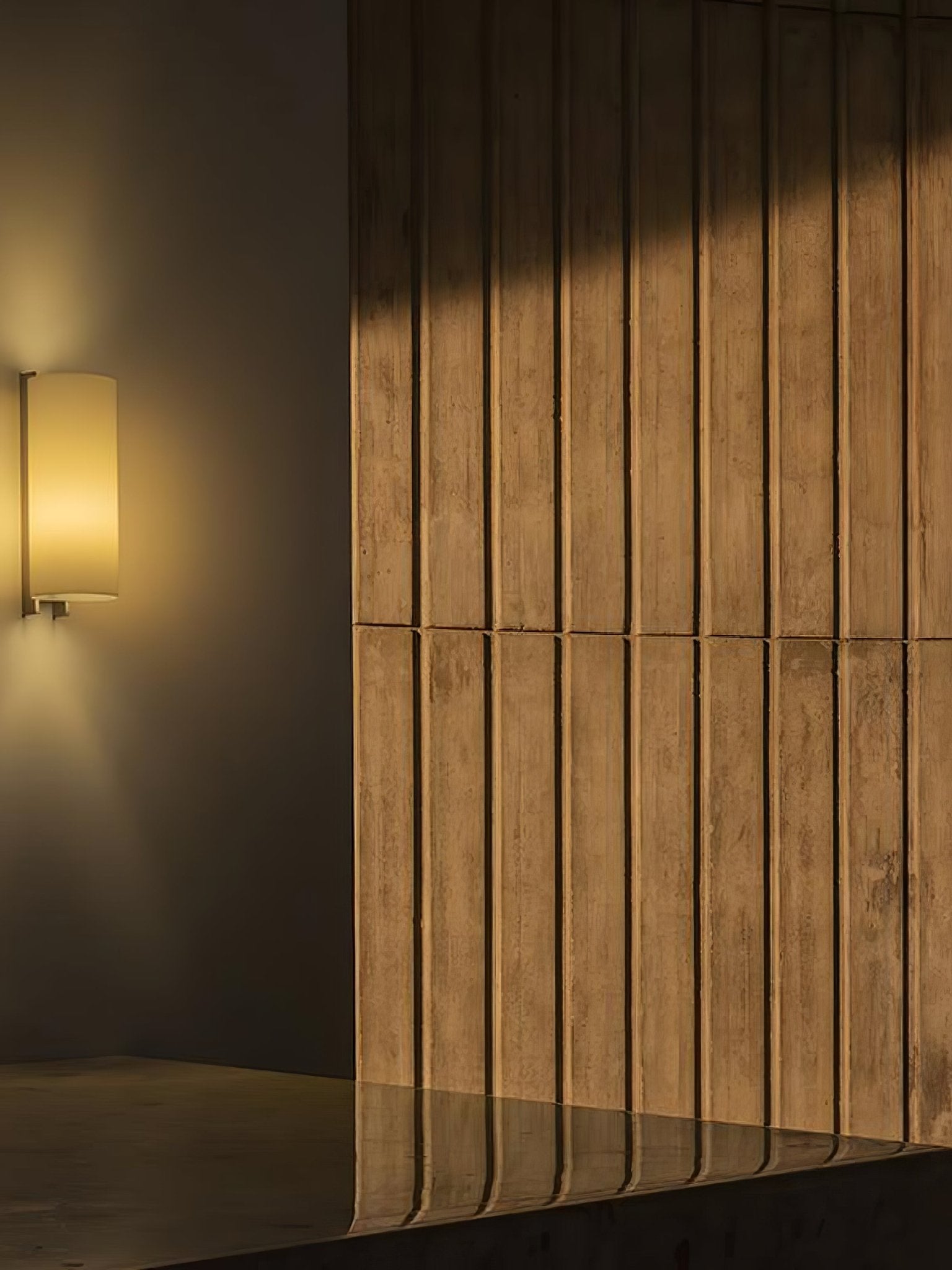 Aura Minimalist Fabric Wall Light - Lamp Outdoor