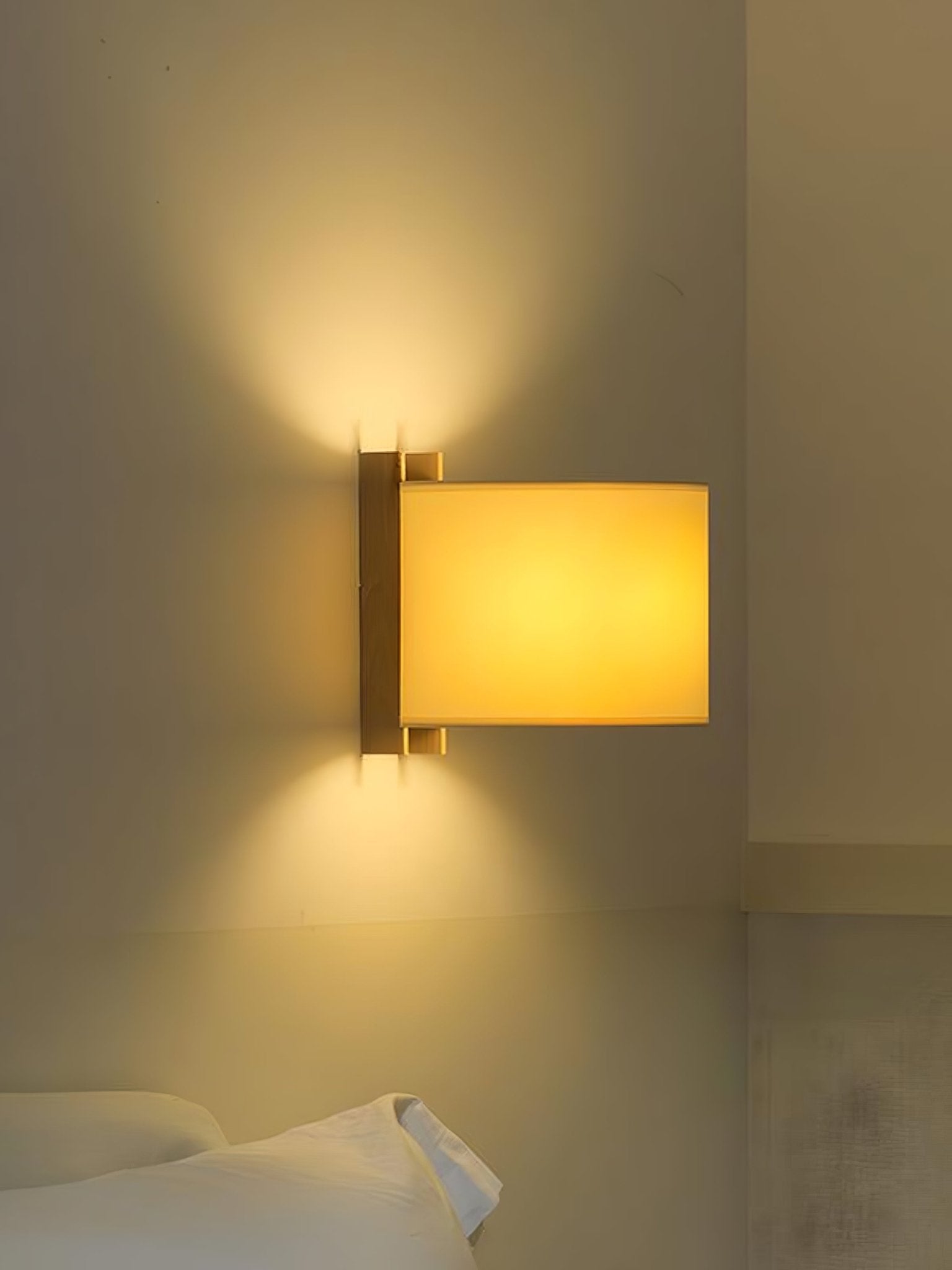 Aura Minimalist Fabric Wall Light - Lamp Outdoor