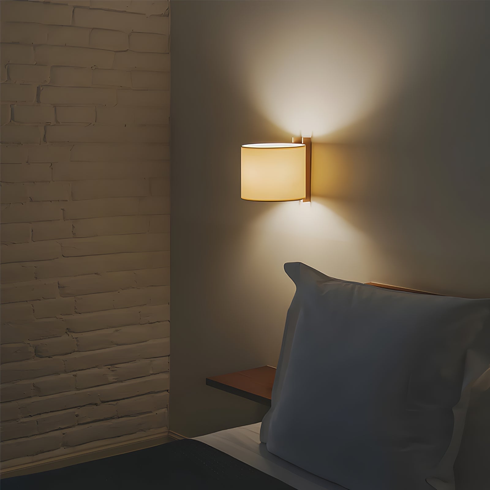 Aura Minimalist Fabric Wall Light - Lamp Outdoor