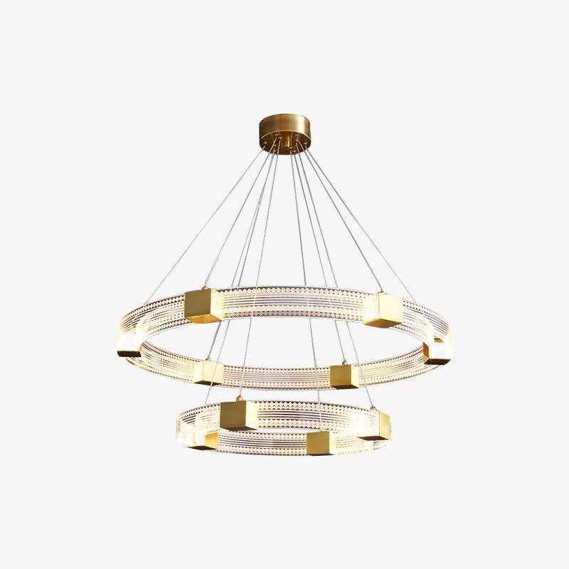 Parallel Ring LED Chandelier - Lamp Outdoor