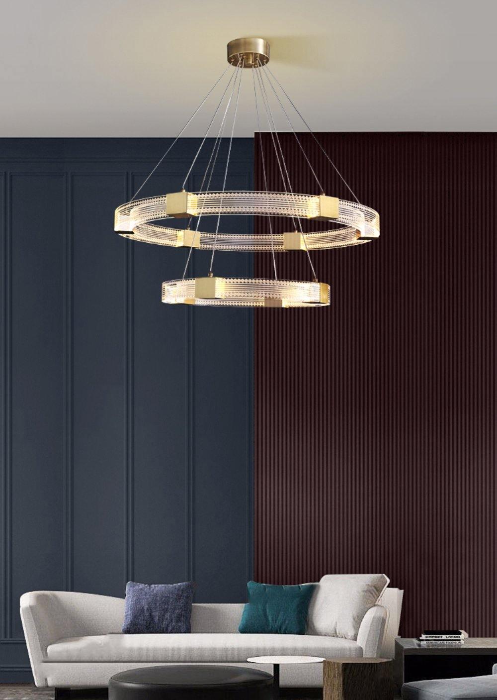 Parallel Ring LED Chandelier - Lamp Outdoor