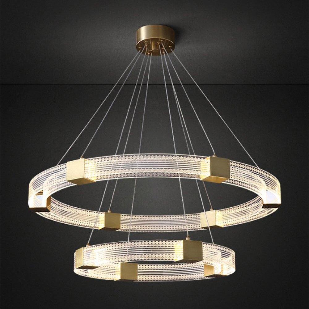 Parallel Ring LED Chandelier - Lamp Outdoor