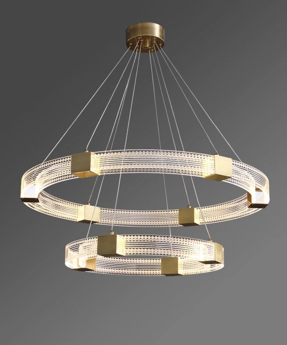 Parallel Ring LED Chandelier - Lamp Outdoor