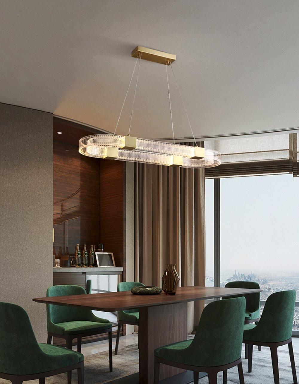 Parallel Ring LED Chandelier - Lamp Outdoor