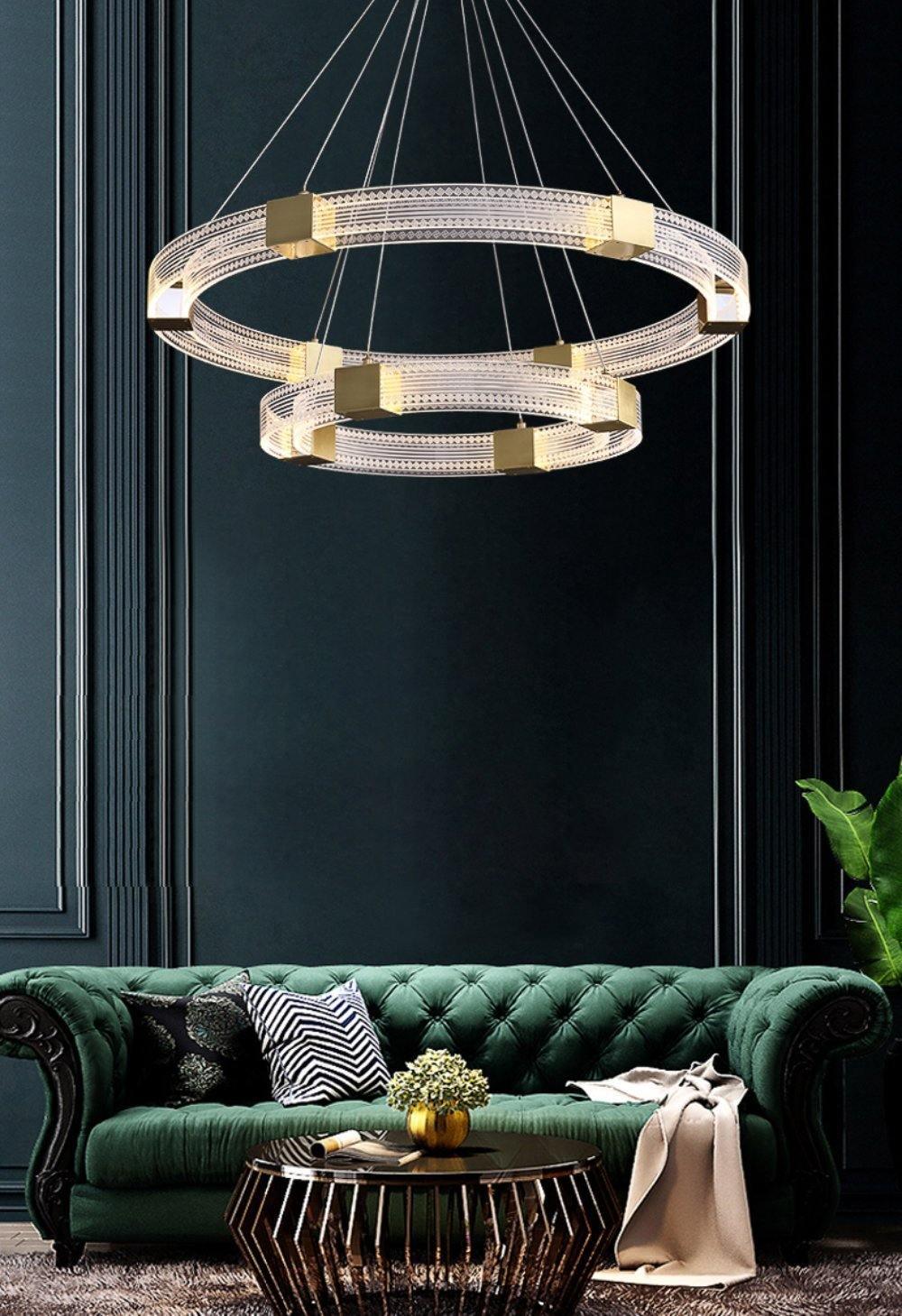 Parallel Ring LED Chandelier - Lamp Outdoor
