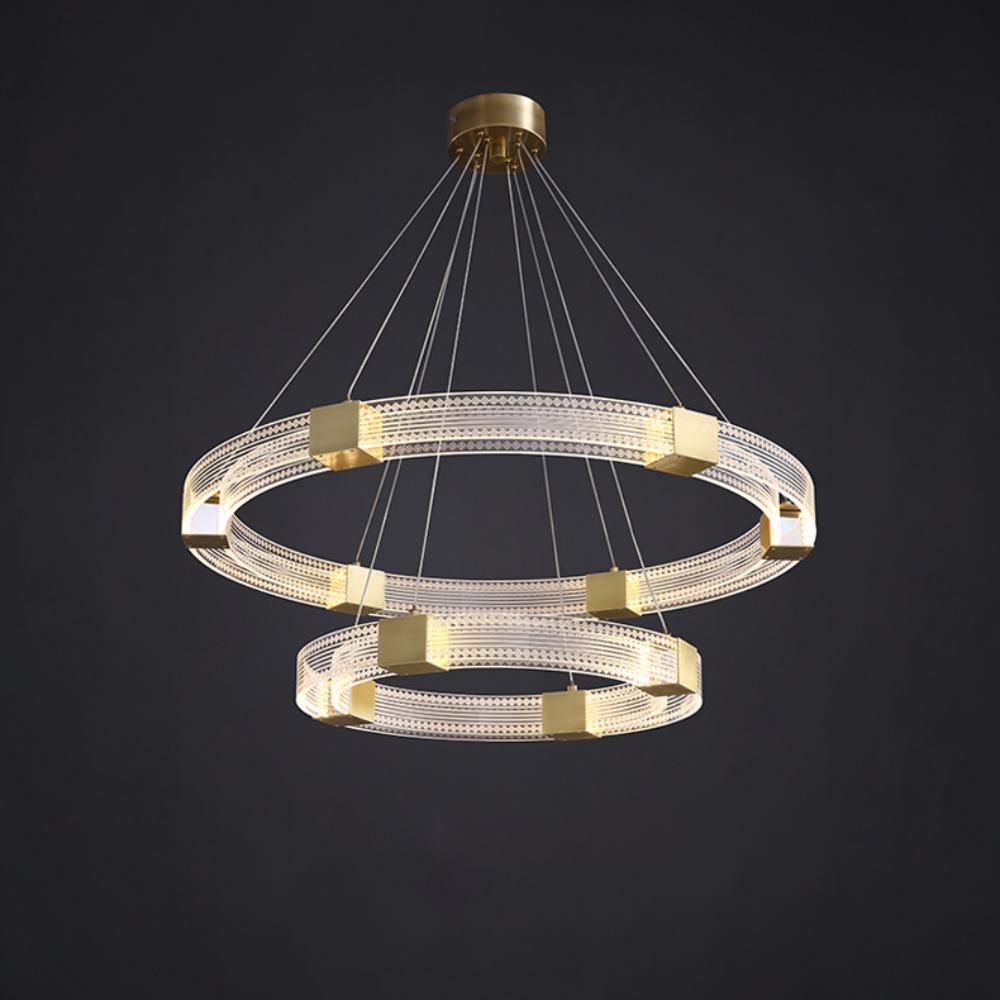 Parallel Ring LED Chandelier - Lamp Outdoor