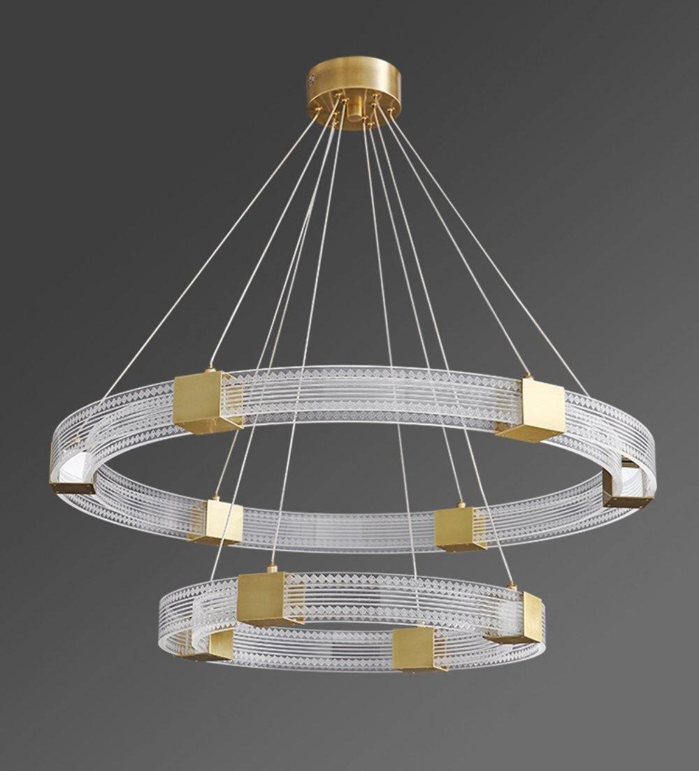 Parallel Ring LED Chandelier - Lamp Outdoor