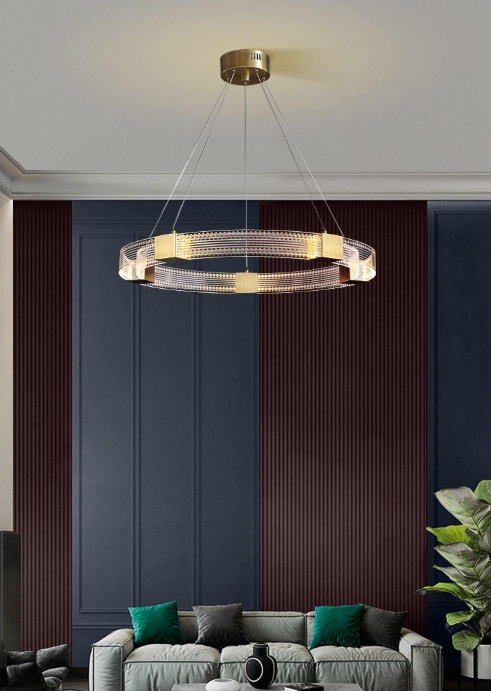 Parallel Ring LED Chandelier - Lamp Outdoor