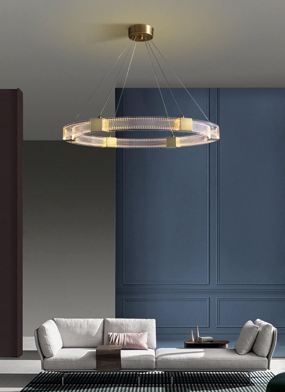 Parallel Ring LED Chandelier - Lamp Outdoor