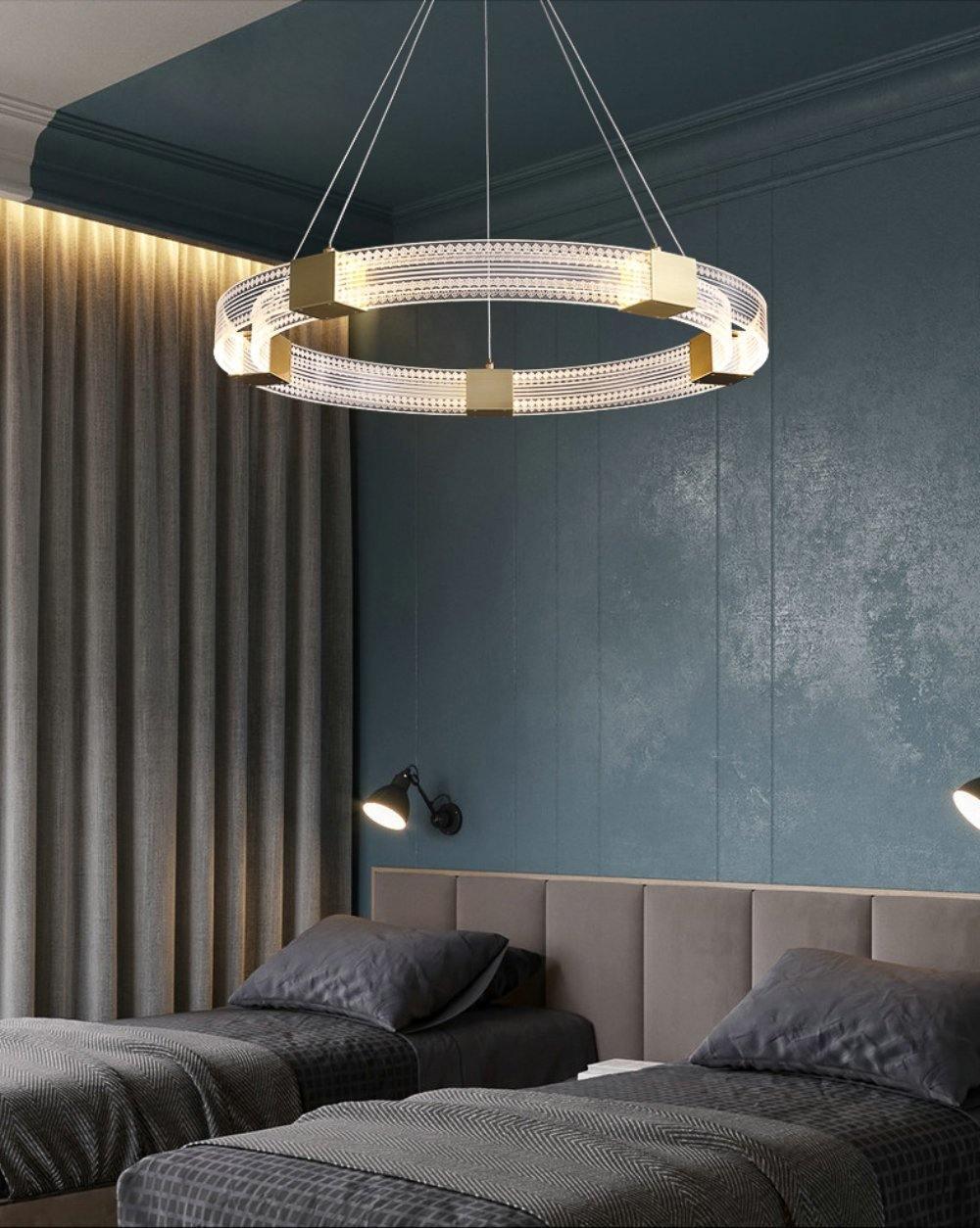 Parallel Ring LED Chandelier - Lamp Outdoor