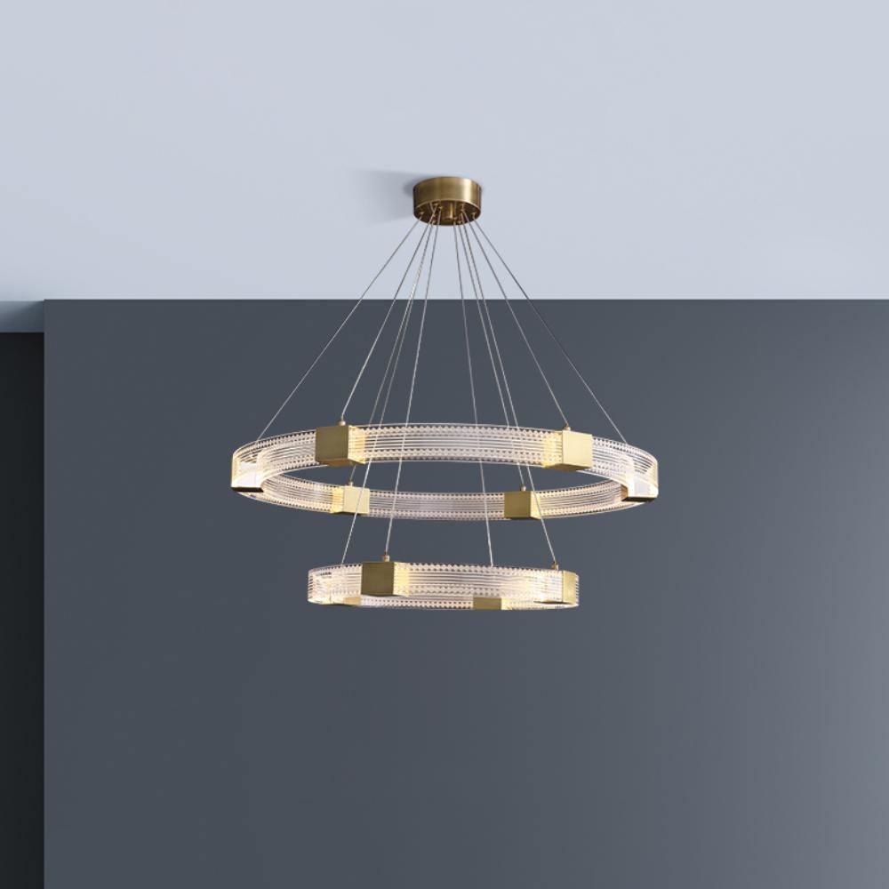 Parallel Ring LED Chandelier - Lamp Outdoor