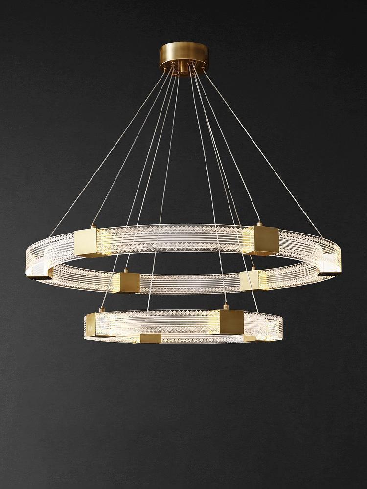 Parallel Ring LED Chandelier - Lamp Outdoor