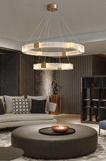 Parallel Ring LED Chandelier - Lamp Outdoor