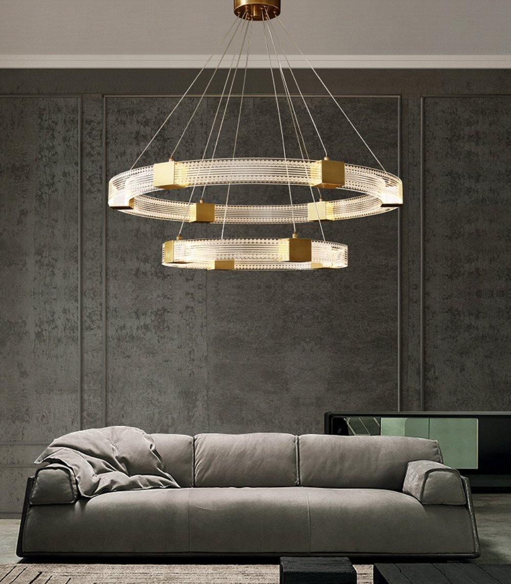 Parallel Ring LED Chandelier - Lamp Outdoor