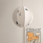 Park Embroidered Textile Pendant Lamp - Lamp Outdoor