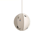 Park Embroidered Textile Pendant Lamp - Lamp Outdoor