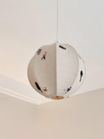 Park Embroidered Textile Pendant Lamp - Lamp Outdoor