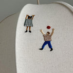 Park Embroidered Textile Pendant Lamp - Lamp Outdoor