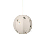 Park Embroidered Textile Pendant Lamp - Lamp Outdoor