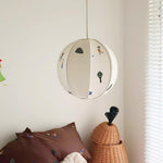 Park Embroidered Textile Pendant Lamp - Lamp Outdoor