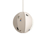 Park Embroidered Textile Pendant Lamp - Lamp Outdoor