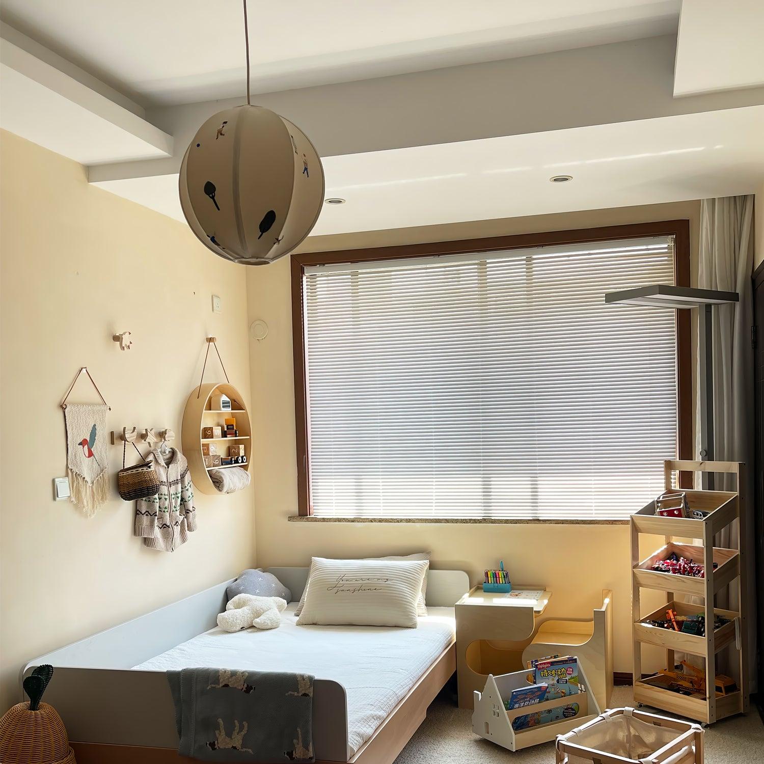 Park Embroidered Textile Pendant Lamp - Lamp Outdoor