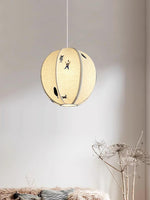 Park Embroidered Textile Pendant Lamp - Lamp Outdoor
