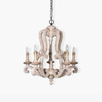 Parrotuncle Wooden Candle Chandelier - Lamp Outdoor