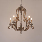 Parrotuncle Wooden Candle Chandelier - Lamp Outdoor
