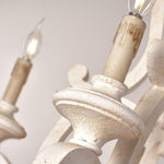 Parrotuncle Wooden Candle Chandelier - Lamp Outdoor