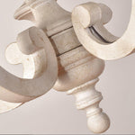 Parrotuncle Wooden Candle Chandelier - Lamp Outdoor