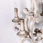 Parrotuncle Wooden Candle Chandelier - Lamp Outdoor