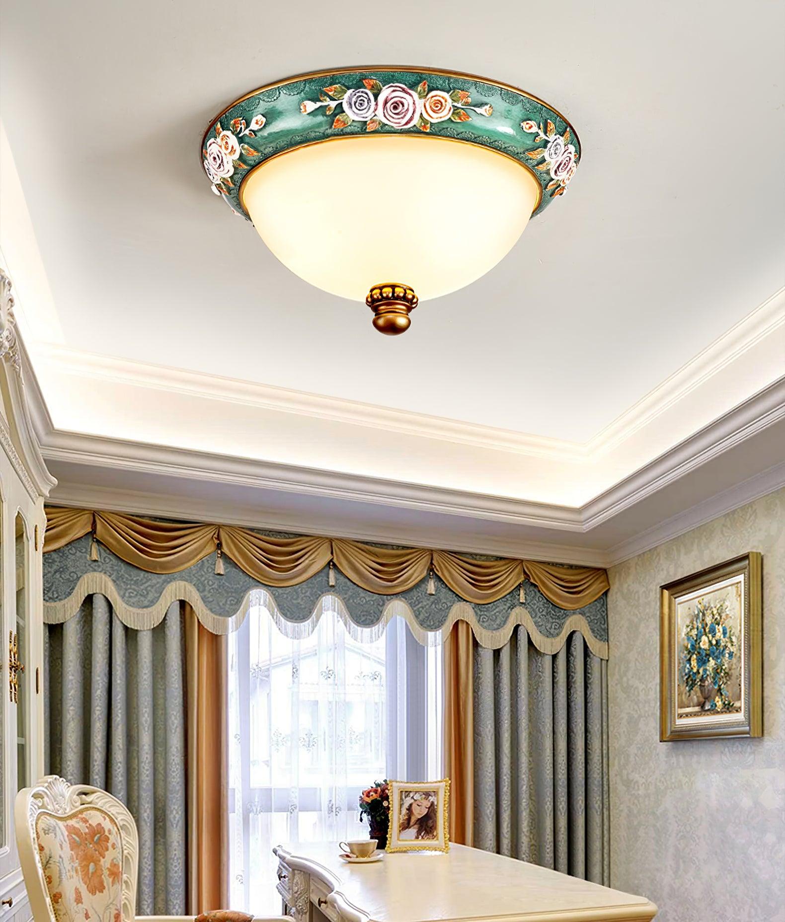 Pastoral Bowl Ceiling Light - Lamp Outdoor