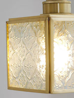 Patterned Glass Pendant Lamp - Lamp Outdoor
