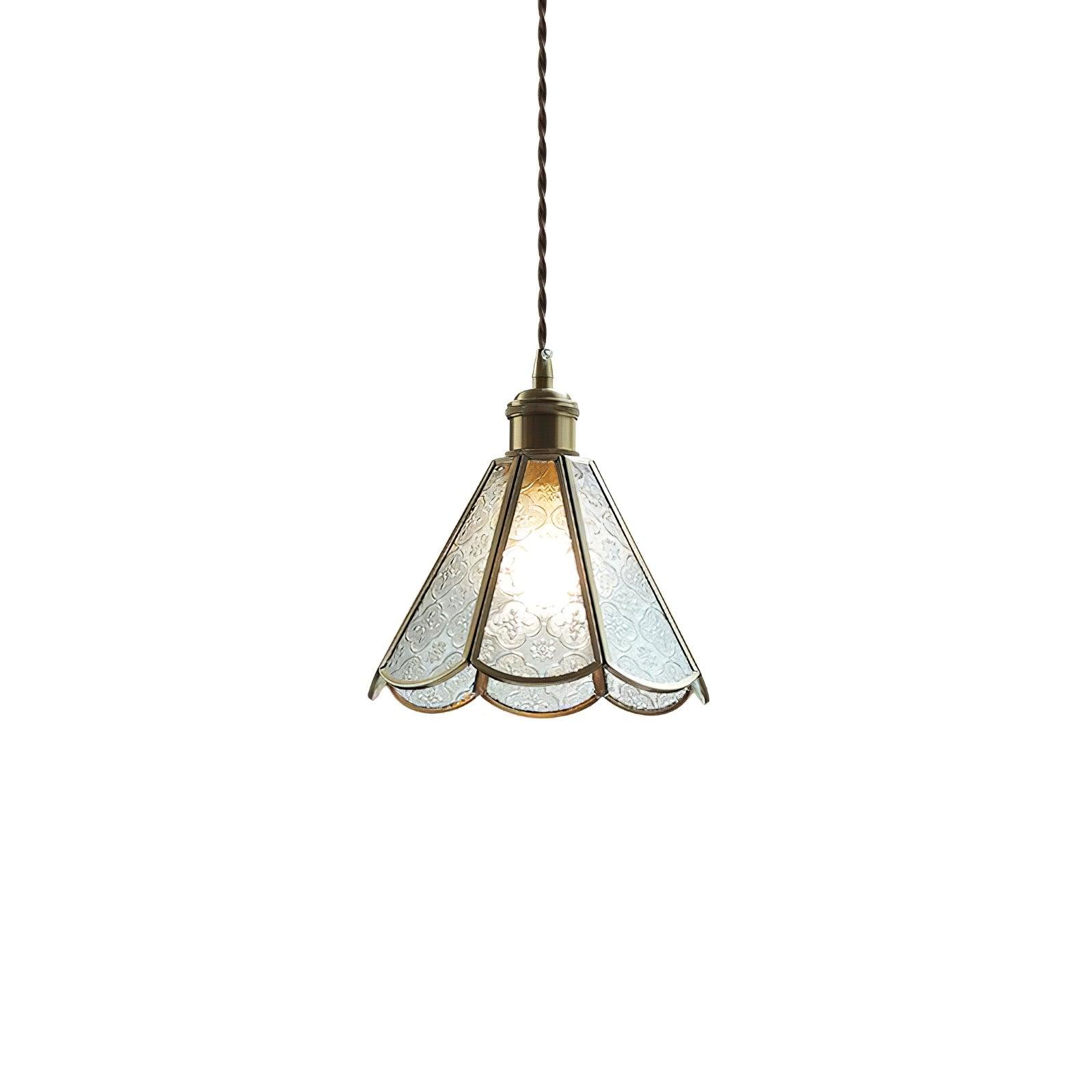 Patterned Glass Pendant Lamp - Lamp Outdoor