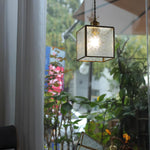 Patterned Glass Pendant Lamp - Lamp Outdoor